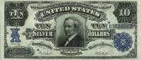 p341 from United States: 10 Dollars from 1908
